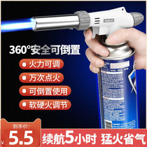 Portable spray gun head cartridge gas tank flame gun burning pig hair welding gun baking igniter blowtorch flamethrower household