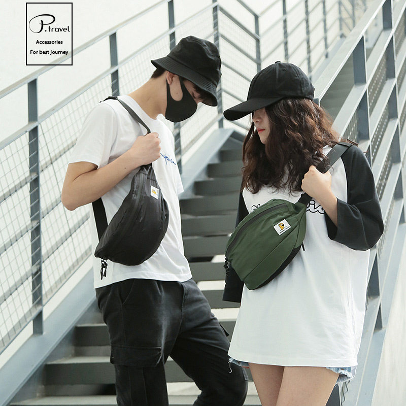 Multifunctional waterproof waist bag men's chest bag women's shoulder bag all-match messenger bag tide ins small backpack cash register bag