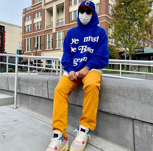 Балахон, мужская утепленная утепленная толстовка для влюбленных, в американском стиле, оверсайз