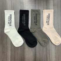 FOG FEAR OF GOD REWIRE ESSENTIALS LETTERS LONG BARREL SOCKS HIGH STREET MEN AND WOMEN COUPLE 100 HITCH