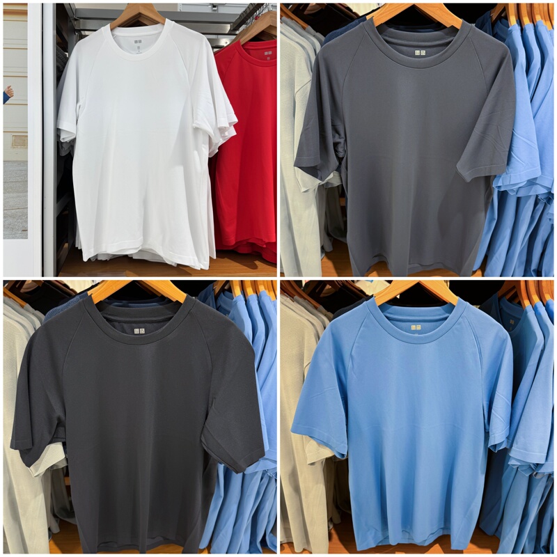 2026 Summer Uniqlo Dry-Ex Men's Short-Sleeve T-Shirt Moisture-Wicking Quick-Drying Sportswear 482299