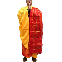 Zen mana Buddha's cassock three-dressed mahze Haqing residents' clothes glass silk ancestor clothes dust ancestor cassock breath