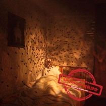 (Halloween)Halloween Insect dense phobia set accessories Halloween details highlights layout props