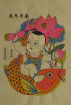 Weifang Yangjiabu Annual Painting Upscale Unfading Year Painting Antique Rice Paper White Xuan Paper