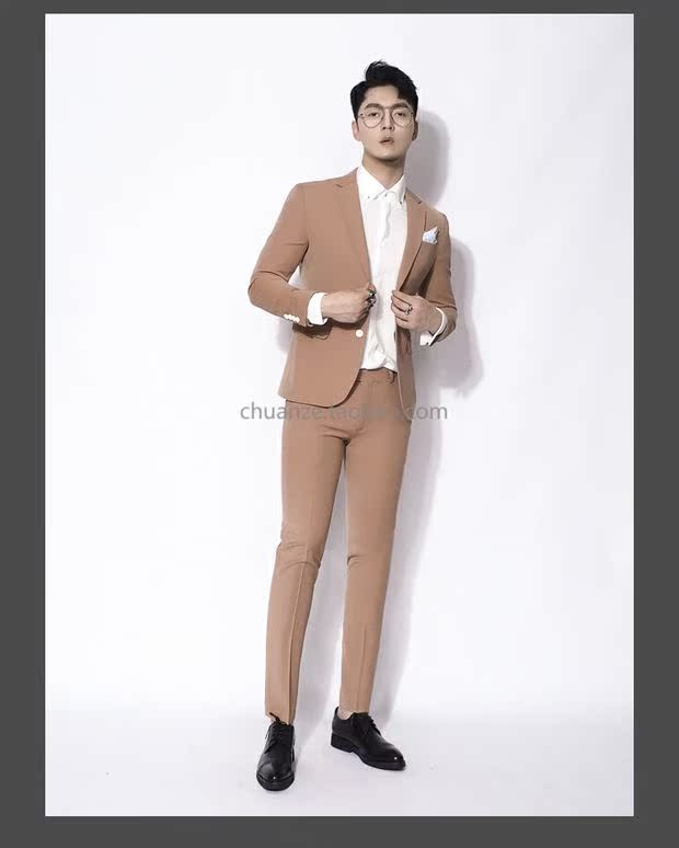 Chuan Ze phiên bản lưới rắn màu phù hợp với quần nam 2019 Phiên bản Hàn Quốc của quần lọt khe mới kinh doanh mỏng chuyên nghiệp - Suit phù hợp quần âu