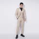 Kawaze Men's Contrast Color Wide Collar Small Suit Jacket New Korean Style Slim Fashion Single Western Milk Card Color Suit Top