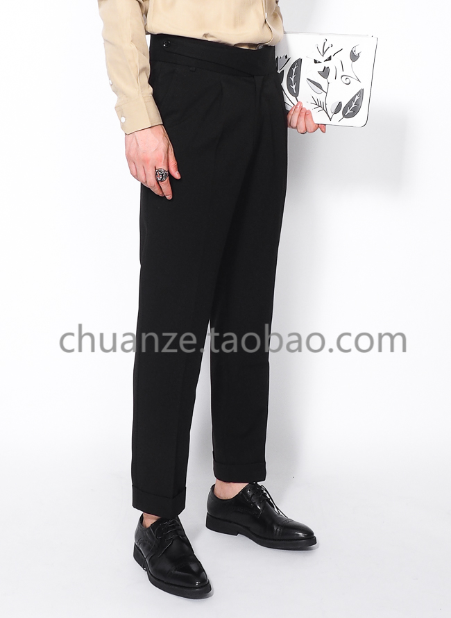 Mùa thu và mùa đông nặng dệt thủ công màu rắn áo len trùm đầu mỏng thủy triều dày retro ấm áo len áo len cổ lọ cho nam
