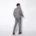 Chuan Ze retro Anh kẻ sọc phù hợp với bộ đồ nam 2018 Phiên bản Hàn Quốc của bộ đồ hai mảnh giản dị phù hợp với bộ đồ nam áo vest nam hàn quốc Suit phù hợp