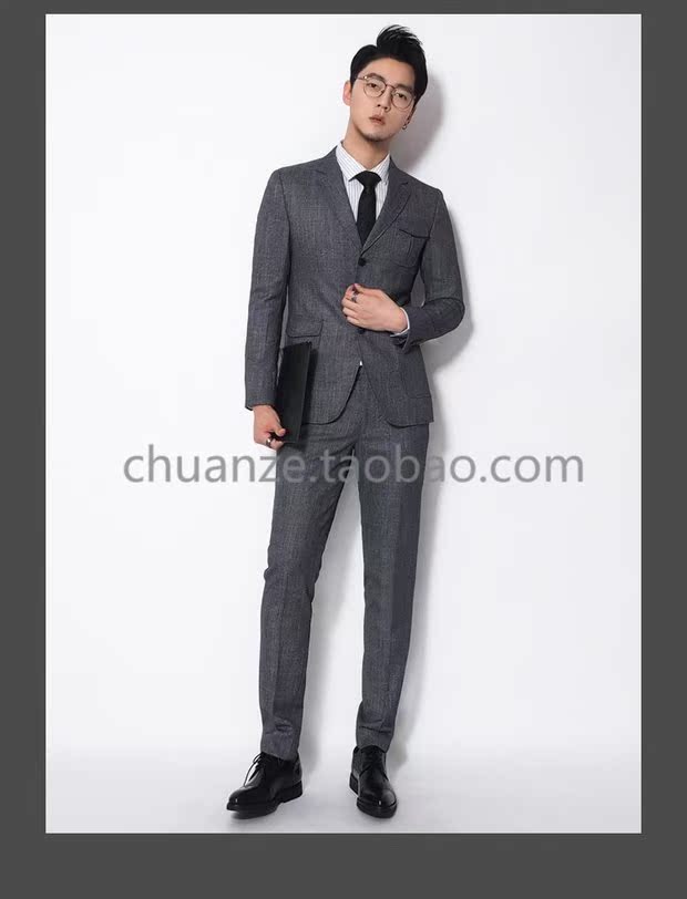 Bộ đồ trẻ trung phong cách châu Âu và châu Âu của Kawasawa áo nam đẹp
