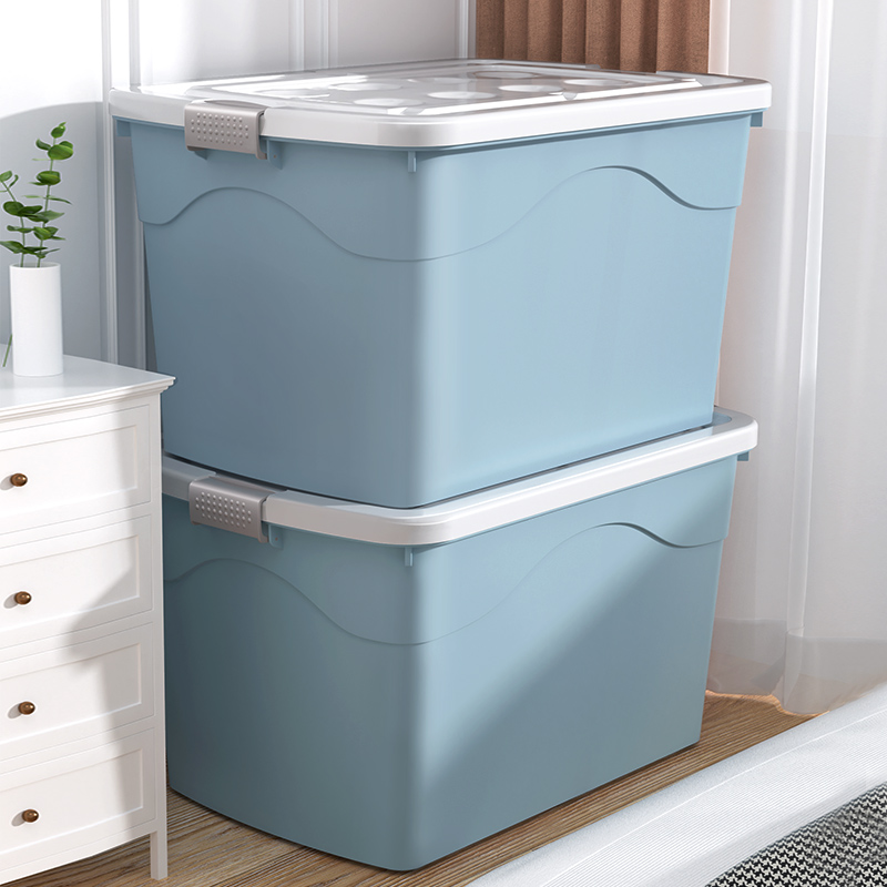 Containing box plastic special large number of clothes cotton quilts thickened with enlarged clear bin household containing box finishing case