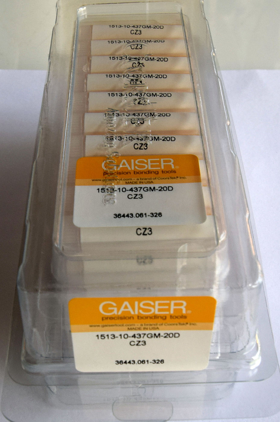 gaiser USA Original Imported Gold Wire Alloy Wire knife 1551-11 0 7-0 7-0 9mil wire warp porcelain