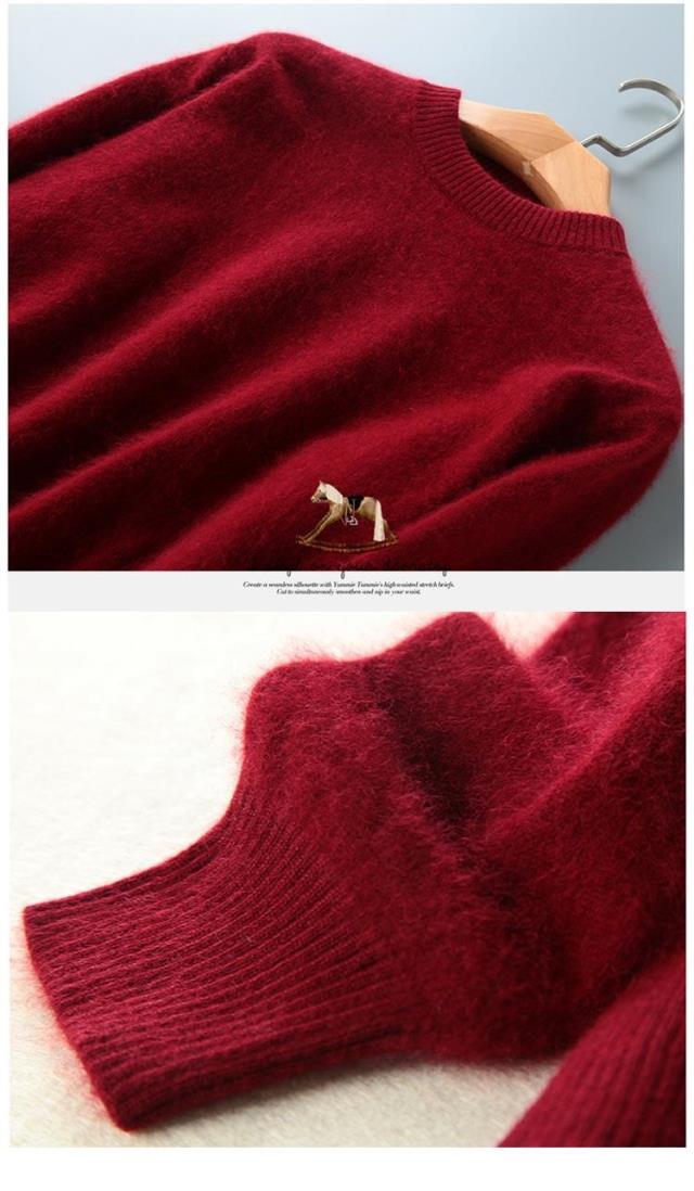 Mùa thu và mùa đông đích thực áo nhung nam tròn cổ đội mũ len cashmere áo len dệt kim cỡ lớn áo len nhung áo len thủy triều áo gile nam