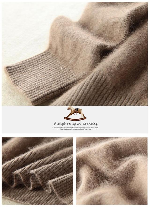 Mùa thu và mùa đông đích thực áo nhung nam tròn cổ đội mũ len cashmere áo len dệt kim cỡ lớn áo len nhung áo len thủy triều áo gile nam