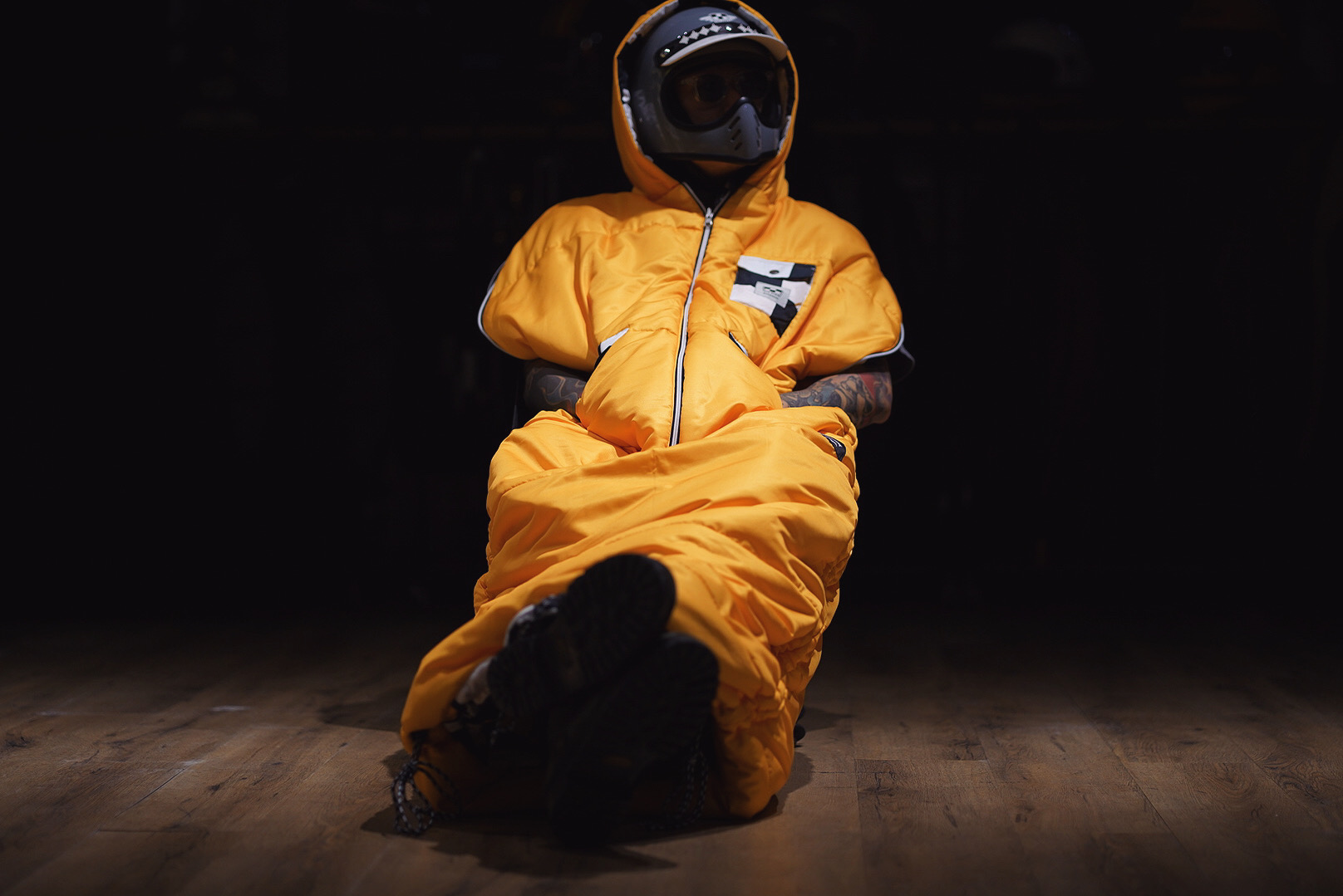 518 CAFE limited edition outdoor camping camping mountaineering double-sided thickened warm jacket sleeping bag