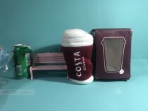 Limited Costa Classic Small Red Cup Plush Bag Creative Zero Wallet Phone Bag Online Red Girl Cute Chain Bag