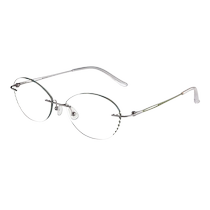 Helen Kellers new frameless beautiful edge myopia glasses for women can be equipped with light prescription glasses to prevent blue light K2016