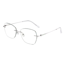 Helen Kellers new frameless beauty-rimmed glasses for women with myopia can be equipped with light prescription glasses to prevent blue light K2013