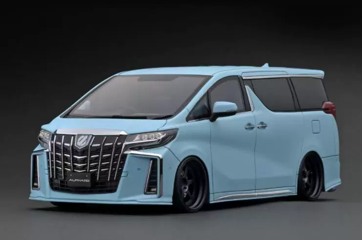 Spot IG 1:18 Toyota Elfa Alphard H30W № 108 Треугольная модель автомобиля