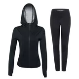 Спортивный комплект для спортзала, одежда для йоги, штаны, ростомер, большой размер, для бега, в обтяжку, высокая талия