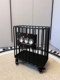 Household Wrought Iron Dirty Clothes Storage Basket, High-Value Small Cart, Creative Laundry Basket, Dirty Clothes Basket