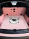 Cartoon Car Trunk Anti-Dirt Mat, Universal and Cuttable, Tesla, Bmw, Audi Wire Loop Wear-Resistant Protective Mat
