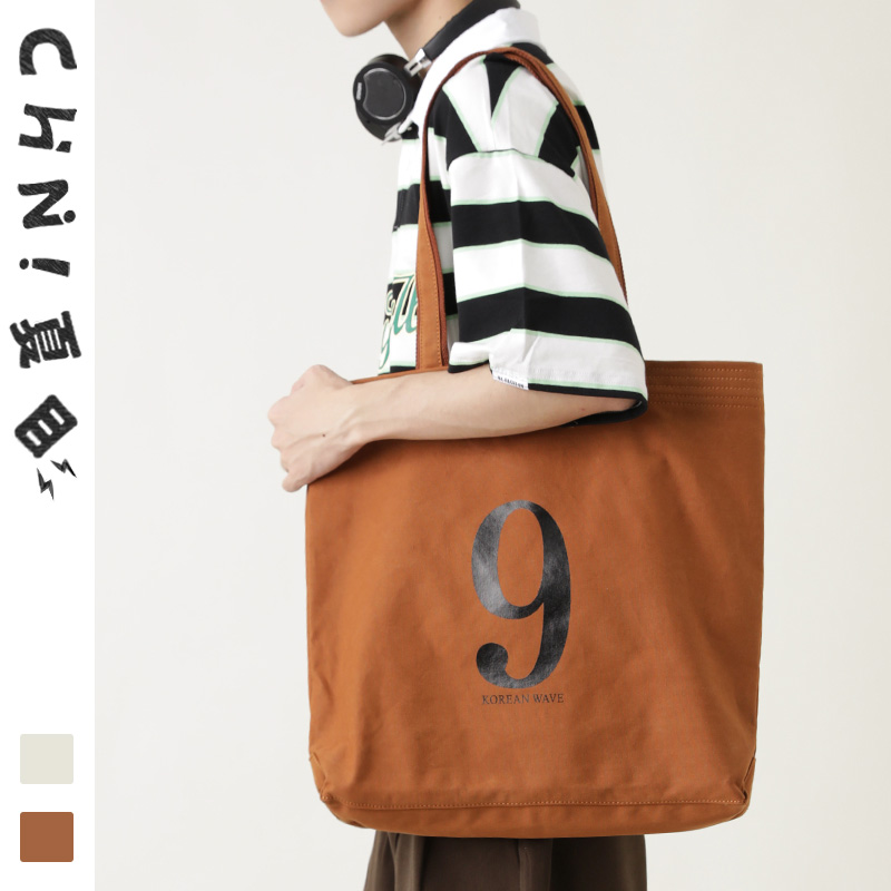 Canvas Bag Man Sabbage Capacity Japanese retro-Old Sunday Lazy wind Leisure Simple Student Single Shoulder Bag