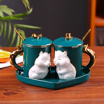 European light luxury style ceramic water Cup ins English afternoon tea cup light luxury exquisite Nordic coffee cup tea set
