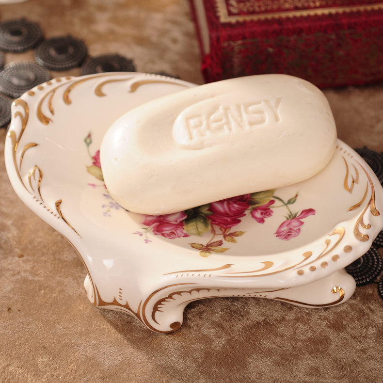 Modest art ceramics, European style bathroom toiletries bathroom five suit toilet brush my teeth gargle mouthwash suite