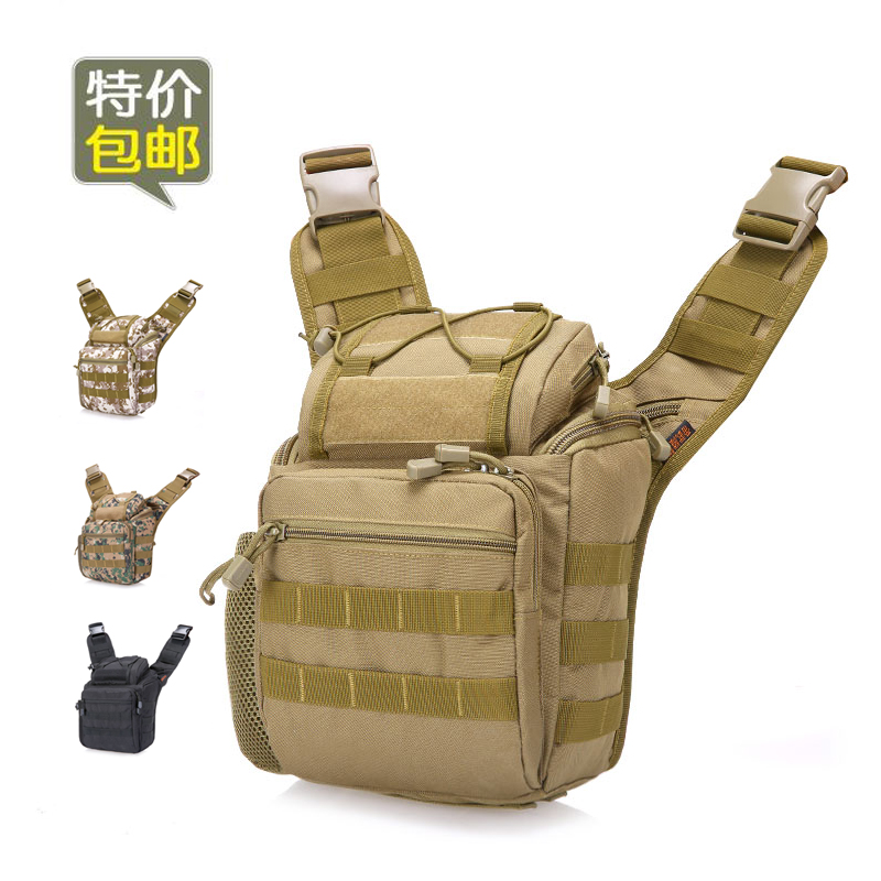 D5 Column saddle bag Crossbody bag Army fan bag SLR camera bag Saddle bag Tactical bag Saddle bag IPAD shoulder bag