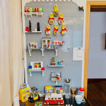 Small particle bottom plate compatible with Gaulle custom assembly mechanism building block wall table painting area scene children toy room