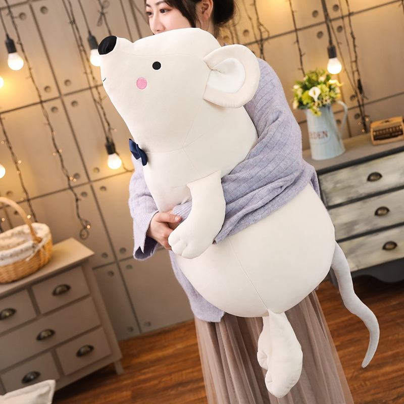 Cute Mouse cuddled paparazzi plush toy cloth doll big doll girl sleeping bed Children's birthday present
