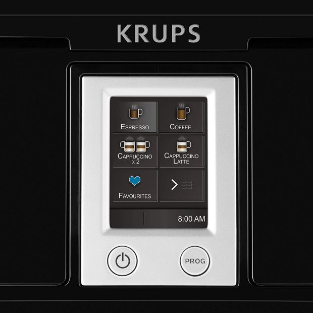Cửa hàng nước ngoài Krups Krupp EA8808 màn hình cảm ứng máy pha cà phê hai trong một tự động - Máy pha cà phê máy pha cà phê philips hd7447