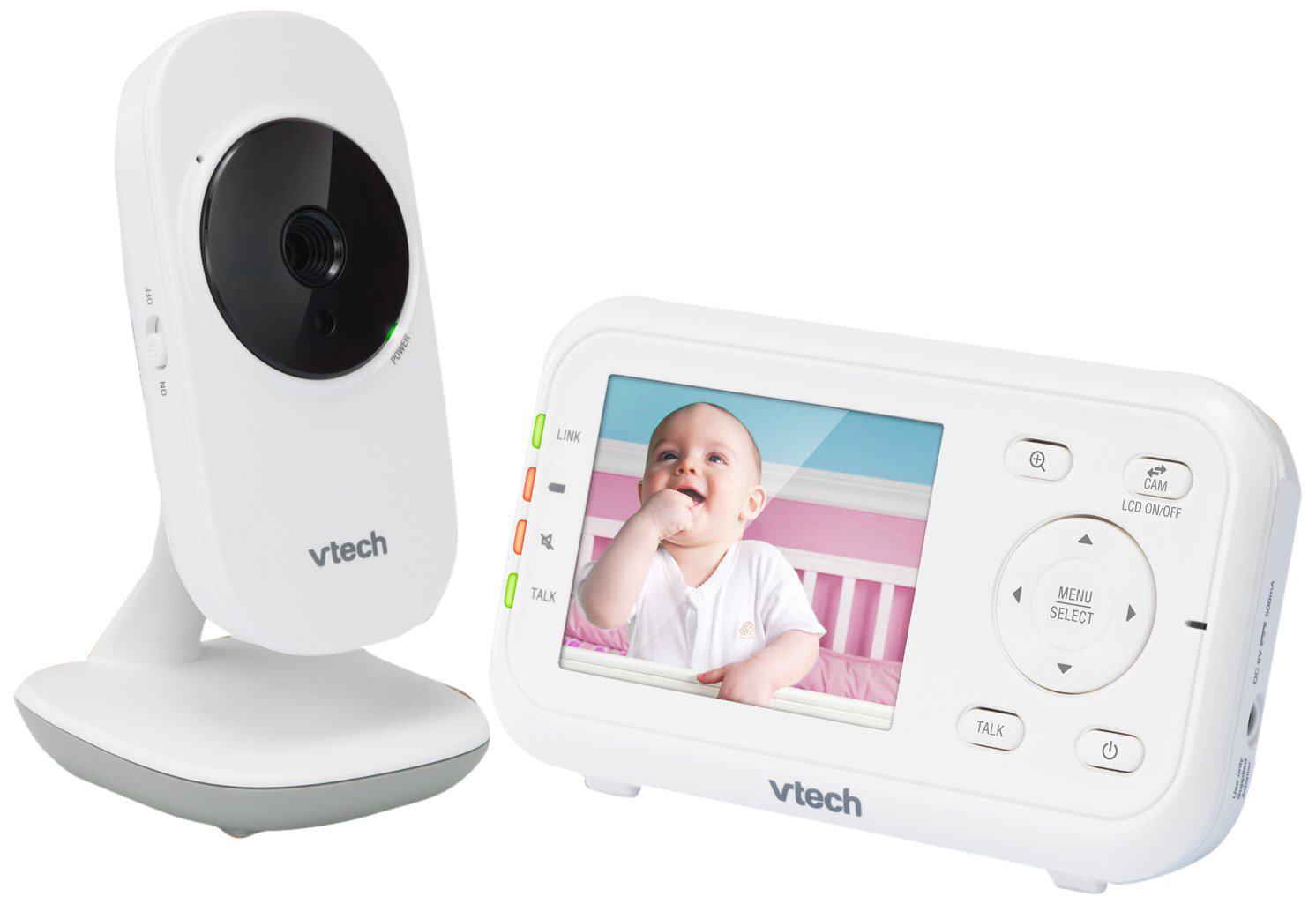 Overseas VTech VM3252 2.8 inch full color automatic night vision digital video baby monitor