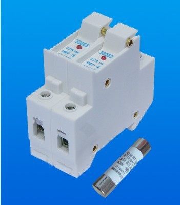 RT18-32 2P fuse base 10 * 38 ceramic insurance tube base high quality