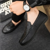 Мужская любовь Doudou Shoes Fashion 2025 Новая однопроизводительная модная обувь духовный молодой человек Водонепроницаемый низкий уровень дышащий простые