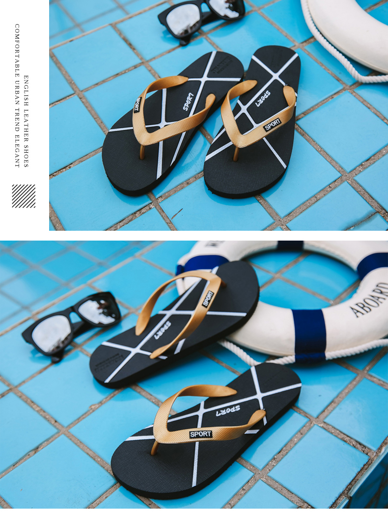 2018 người đàn ông mới của dép mùa hè thủy triều của nam giới ngoài trời flip flops dày non-slip mềm dép mặt đất hoang dã giày bãi biển