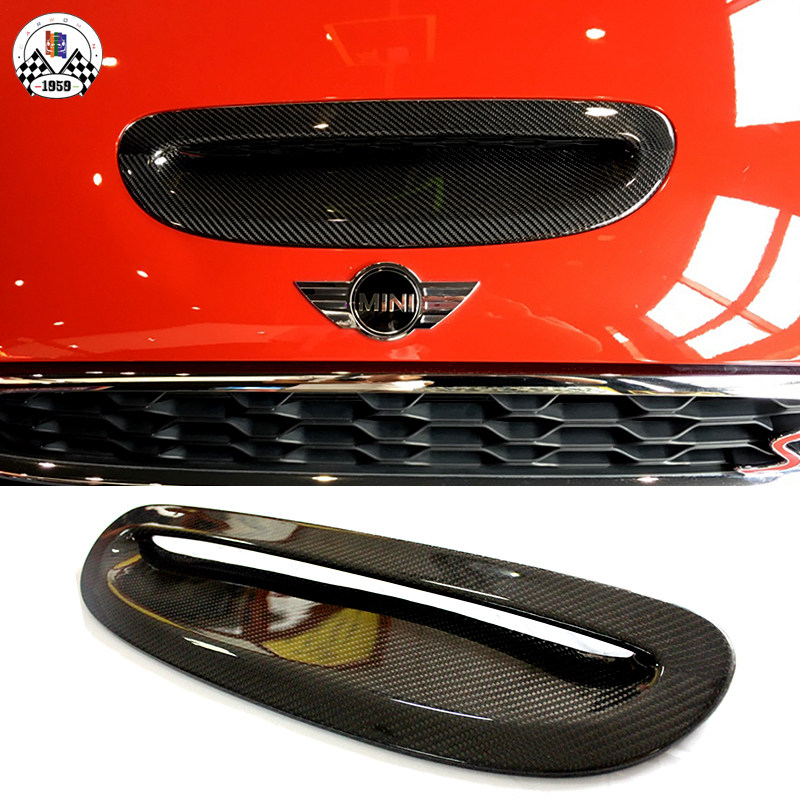 Mini 2014F55 F56 R56JCW Cooper S modified carbon fiber cover inlet hole dry carbon patch