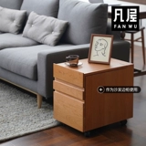Fanwu Furniture Lives in Jiyu прикроватного шкафа полного дерева ультра -норроу мини -мини -шкаф для хранения шкафа вишнево