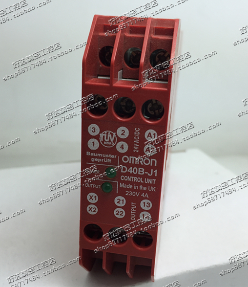 Original (imported from Japan) safety relay control unit D40B-J1 spot fake one lose ten