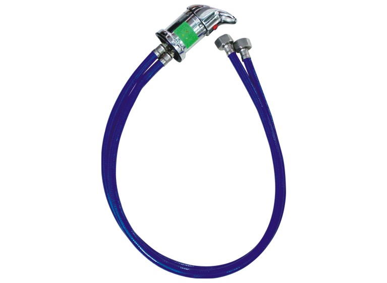 Hair salon shampoo bed special faucet extension pipe Waterproof water single blue explosion-proof water with water valve water pipe