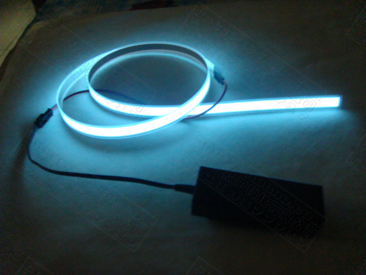 EL cold light bar luminous decorative light bar computer case decoration indoor atmosphere light bar white light 3 volt drive