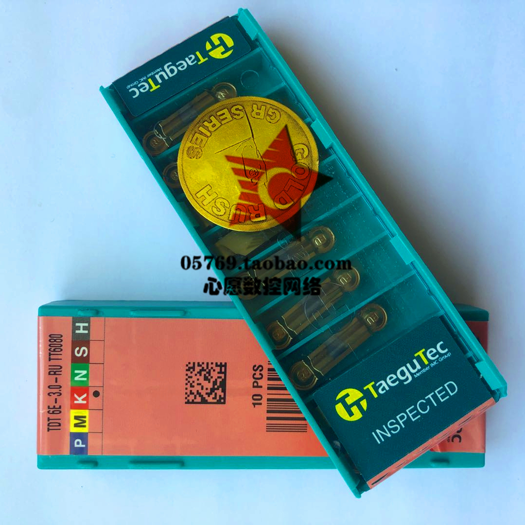 Taegutec TDT 6E-3 0-RU TT6080 6mm Cast Iron Grooving Cutoff Blade