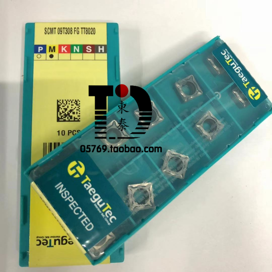 Teguc Taegutec SCMT09T308-FG TT8020 stainless steel intermittently machined numerical control blade