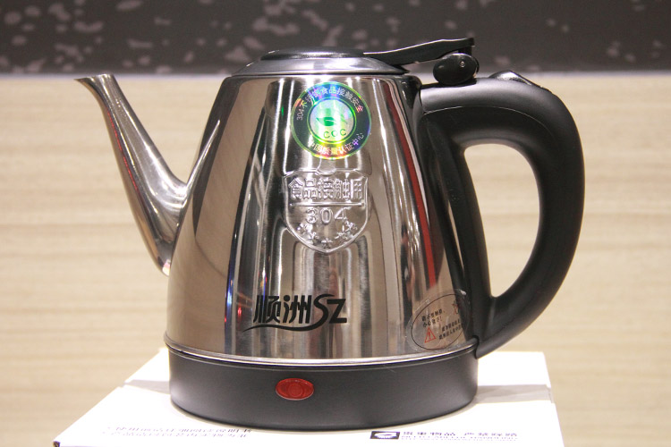 1.2L thép không gỉ dài miệng mini ấm đun nước điện khách sạn khách sạn 304 ấm tự động tắt nguồn bán buôn - ấm đun nước điện siêu điện