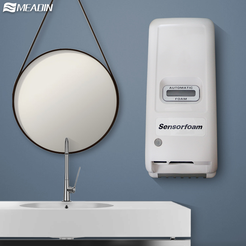 MEADIN Automatic Soap Dispenser Wall Mounted Foam Soap Dispenser Induction Hand Sanitizer Box 1L Foam Hand Sanitizer Bottle