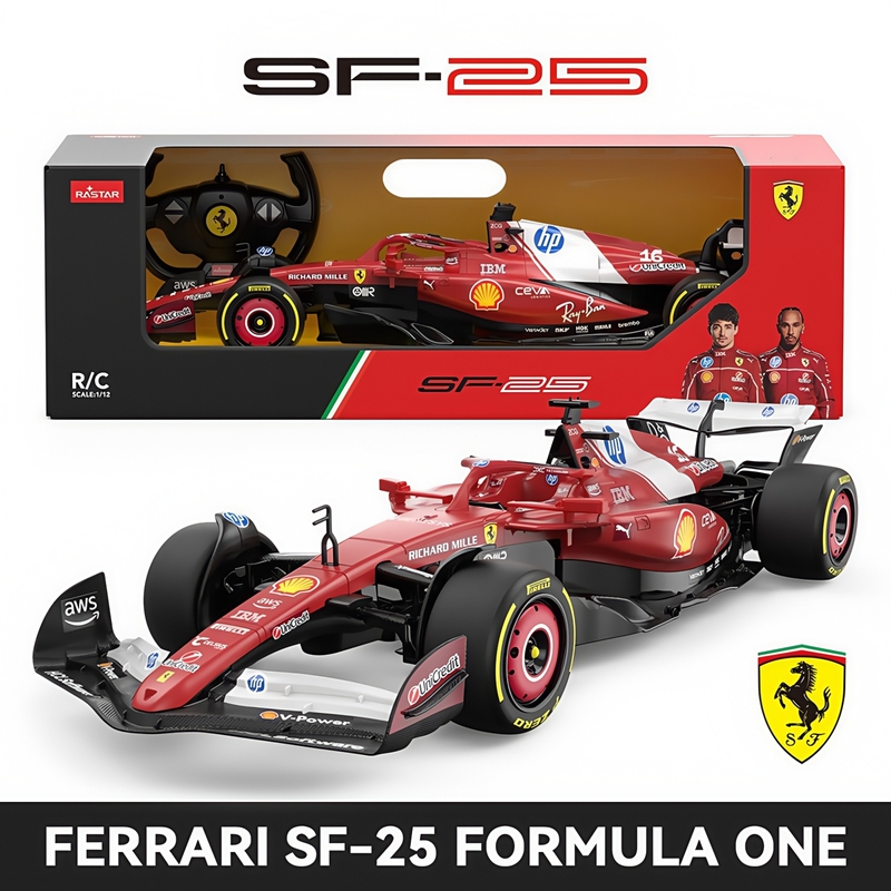 Xinghui Ferrari Sf25 F1 Formula Remote Control Car Racing Car Children's Birthday Gift Toy Car 1:12