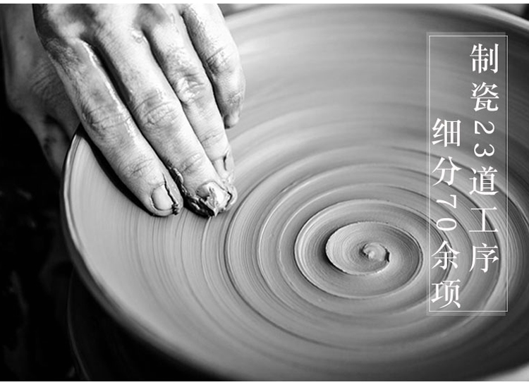 Đồ sứ tại nhà Đồ gốm sứ cầm tay Bình sứ Ngọc ấm trà Sứ trắng Vỏ bát Ba màu tách trà Kung Fu bộ - Trà sứ bình pha trà thủy tinh có lõi lọc