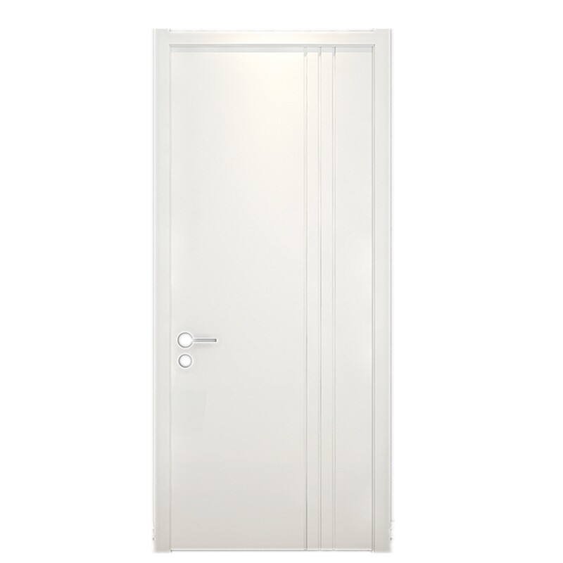 Beautiful-heart solid wood composite modern minimalist eco-free lacquered door 2042