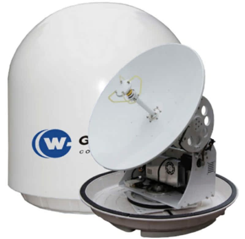 Customized shipboard satellite communication equipment Broadband Internet access Land and sea portable satellite network terminal