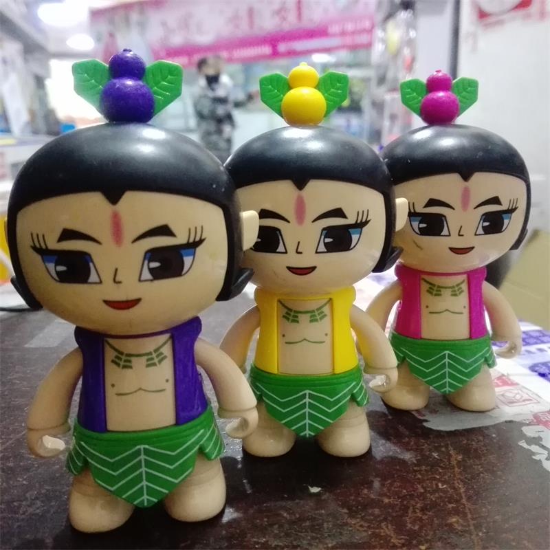 Bầu búp bê đồ chơi anh trai bầu thiết lập phiên bản hoài cổ chính hãng của món quà trẻ em bảy búp bê đồ trang trí biến dạng - Trang trí nội thất trang trí nhà